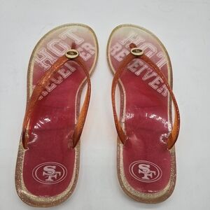 San Francisco 49ers Flip Flops